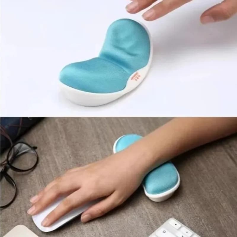 Tappetino per mouse Supporto per il polso Lavoratori d'ufficio Giocatori Tipisti Sollievo dal tunnel carpale Rimbalzo Resistente allo sporco Proteggi gli accessori del computer