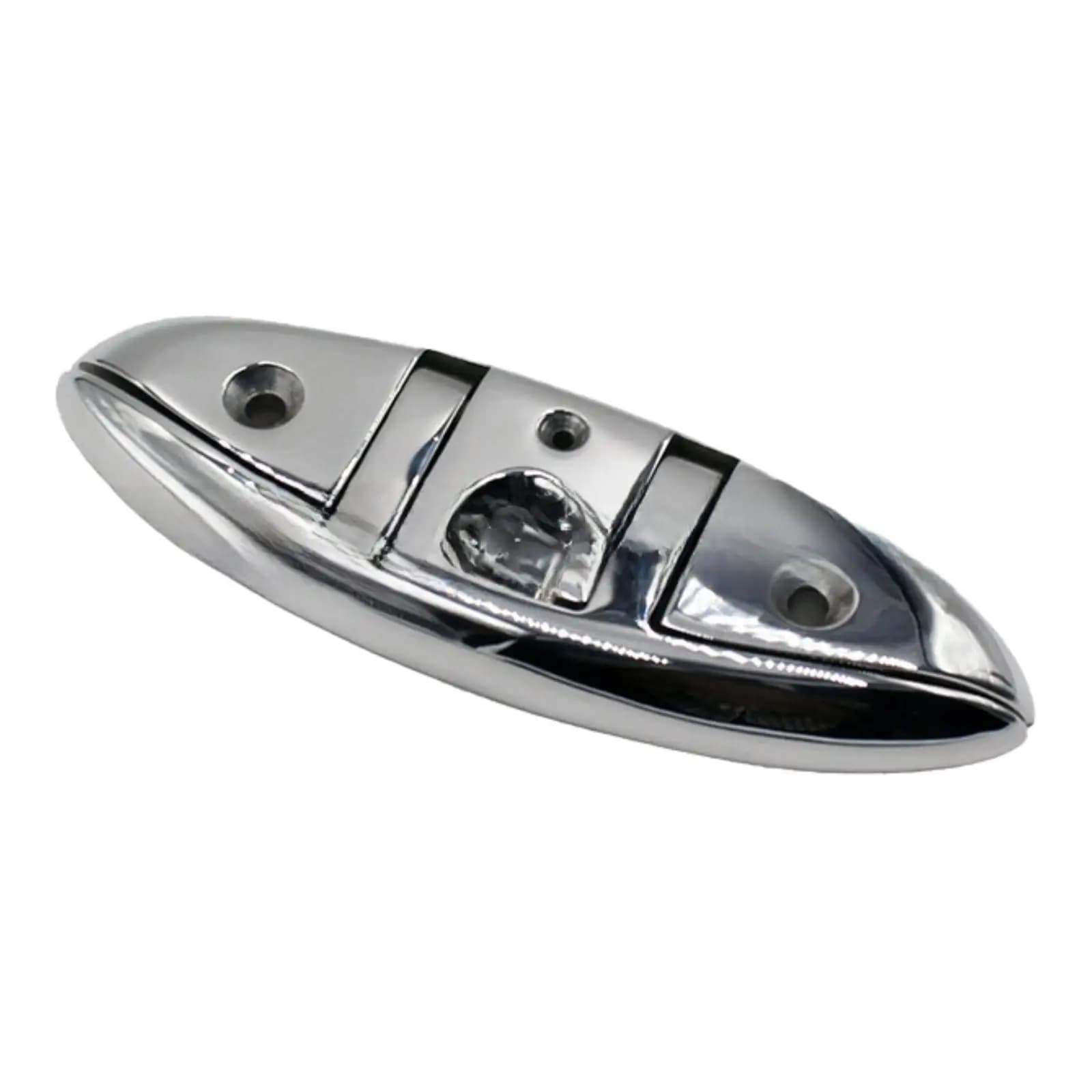 Marine Folding Dock Cleat Stainless Steel Boat Cleat Mirror Finish Anti Slip Rope Holder for Kayak Yacht Deck