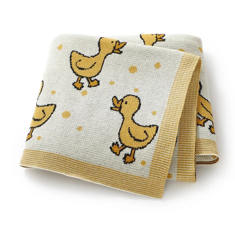 Coperte per bambini in maglia di cotone passeggino fasciatoio avvolgente super morbido simpatico cartone animato scuro sonno plaid neonato ragazzo ragazza biancheria da letto trapunta 100 * 80 cm