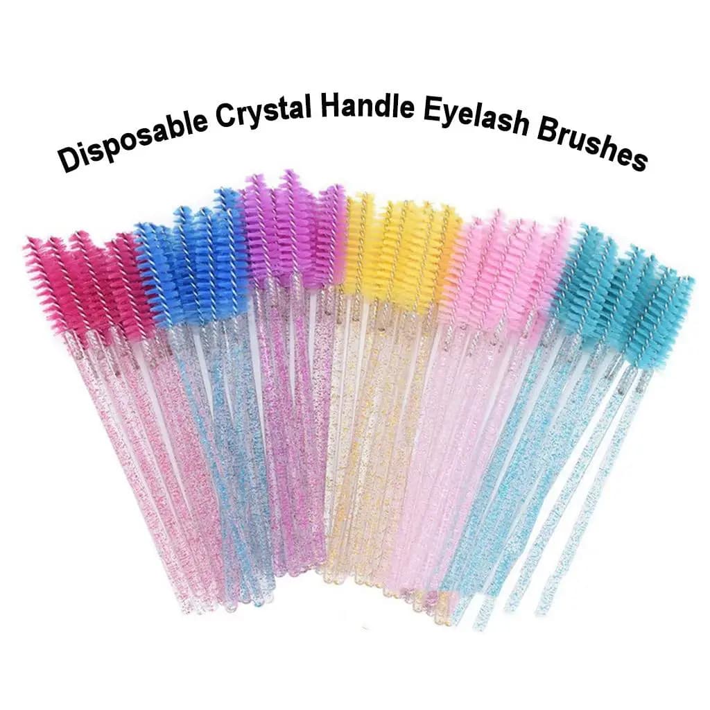 Disposable Brushes for Nylon Eyelashes, Mascara Applicators, Makeup Tools, Extension Accessories Eyelashes for Professional Use in Salon