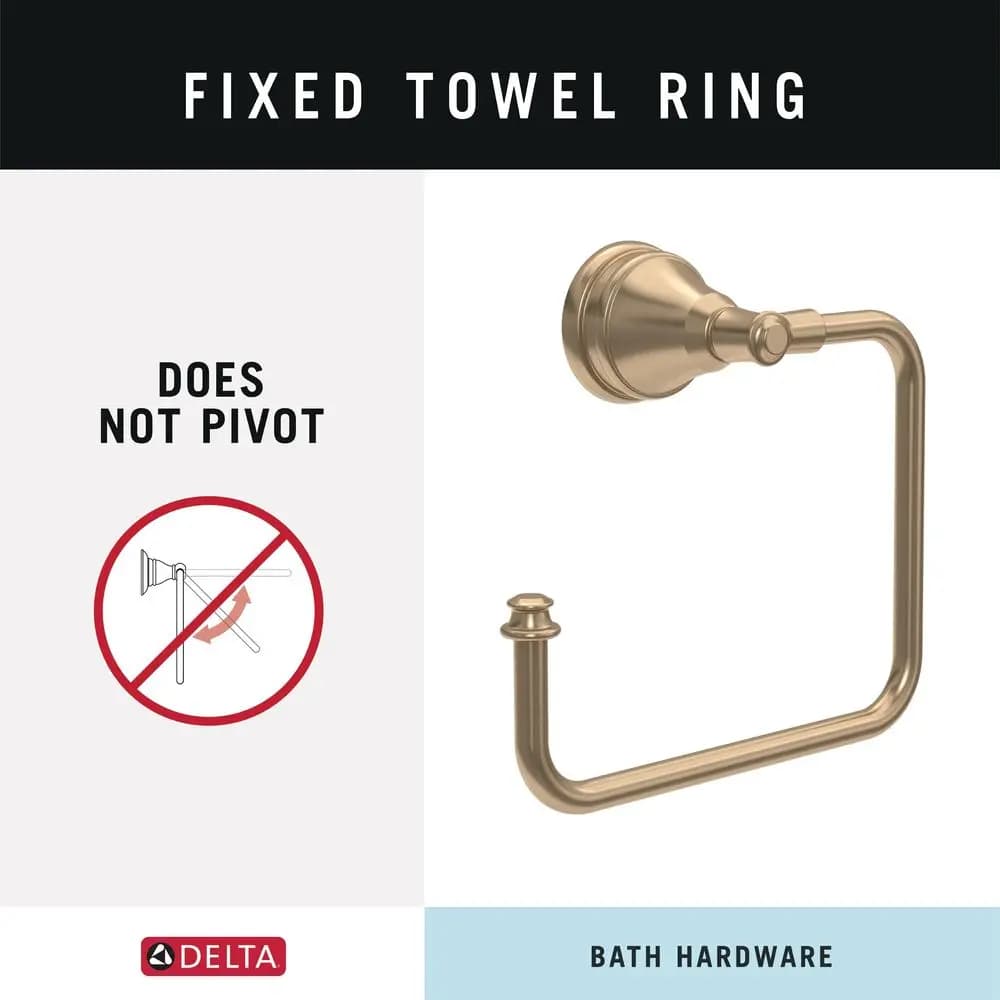 Set da bagno Mylan 4 pezzi Champagne Bronze 18, portasciugamani, porta carta igienica, porta asciugamani, set di accessori da bagno con ganci T