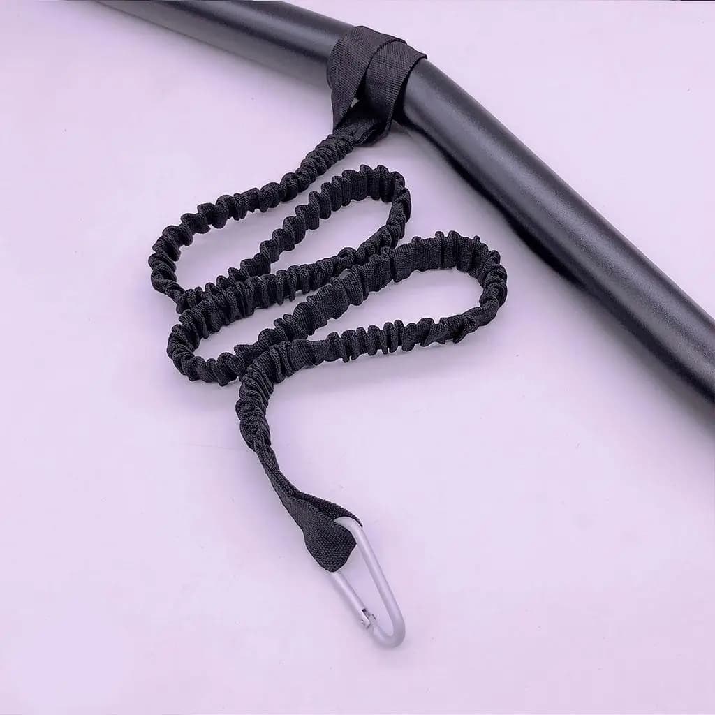 Kayak Paddle Leash Heavy Duty Elastic Rod Holder Keeper Rope for SUP Canoe Dinghy Marine Boating Accessory