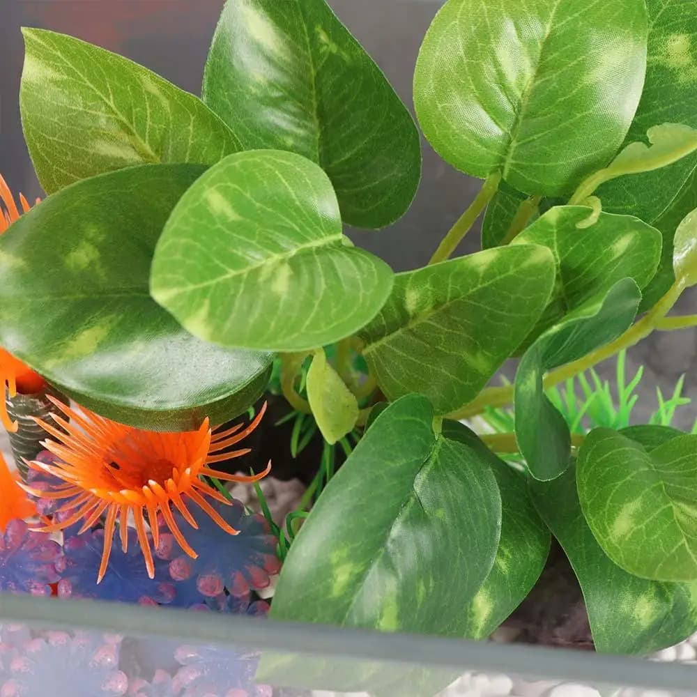 Small Artificial Aquatic Plants, Synthetic Grass for Aquarium, Green Plastic Underwater Plants, Sand Table Decoration