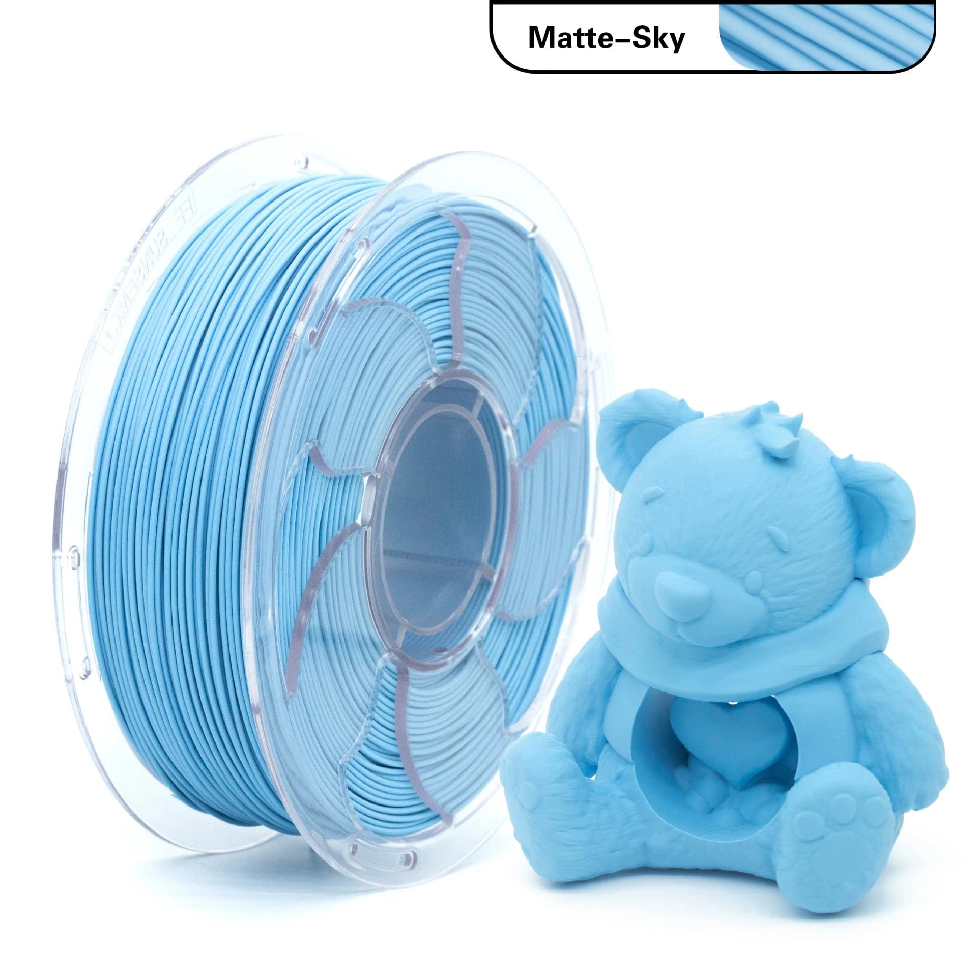 Filamento PLA Viola Opaco 1.75mm 1KG, Materiale per Stampa 3D con Finitura Opaca