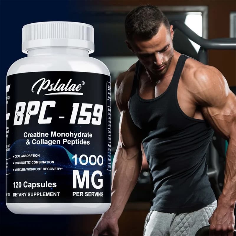 BPC-159, with monohydrate and collagen creatine peptides: improve energy, endurance, support muscle and athletic recovery