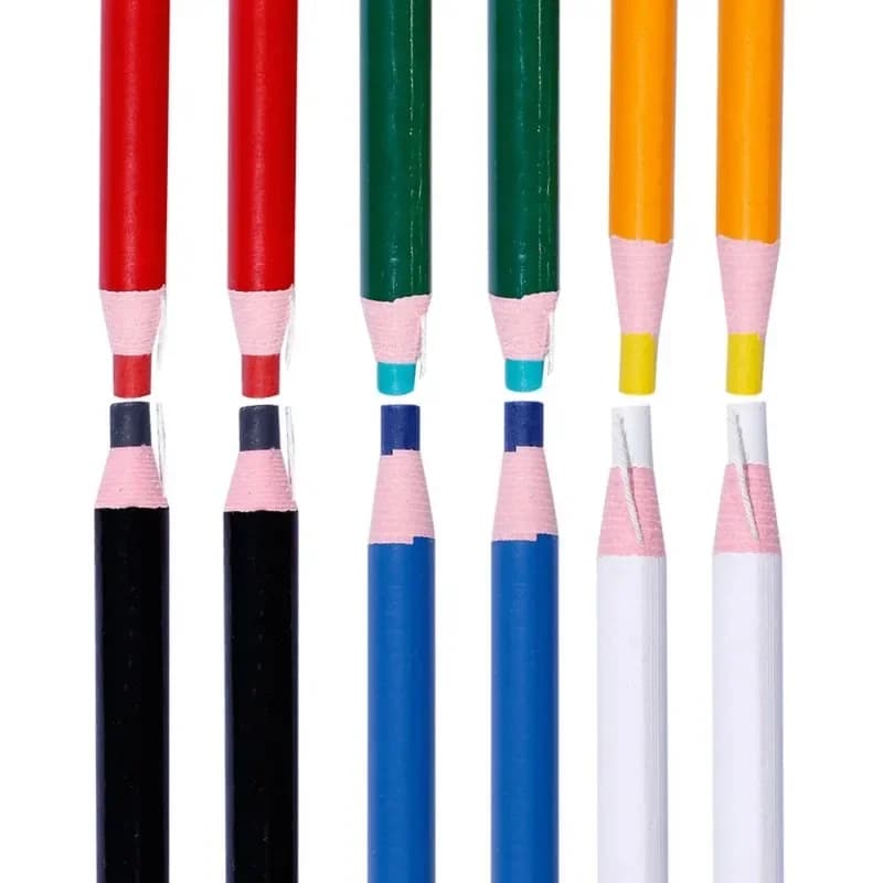 3PCS Pennarello Strumenti per cucire Gesso da cucito senza taglio per matita per indumenti su misura Accessori per cucire Matite per tessuti Gesso per sarto