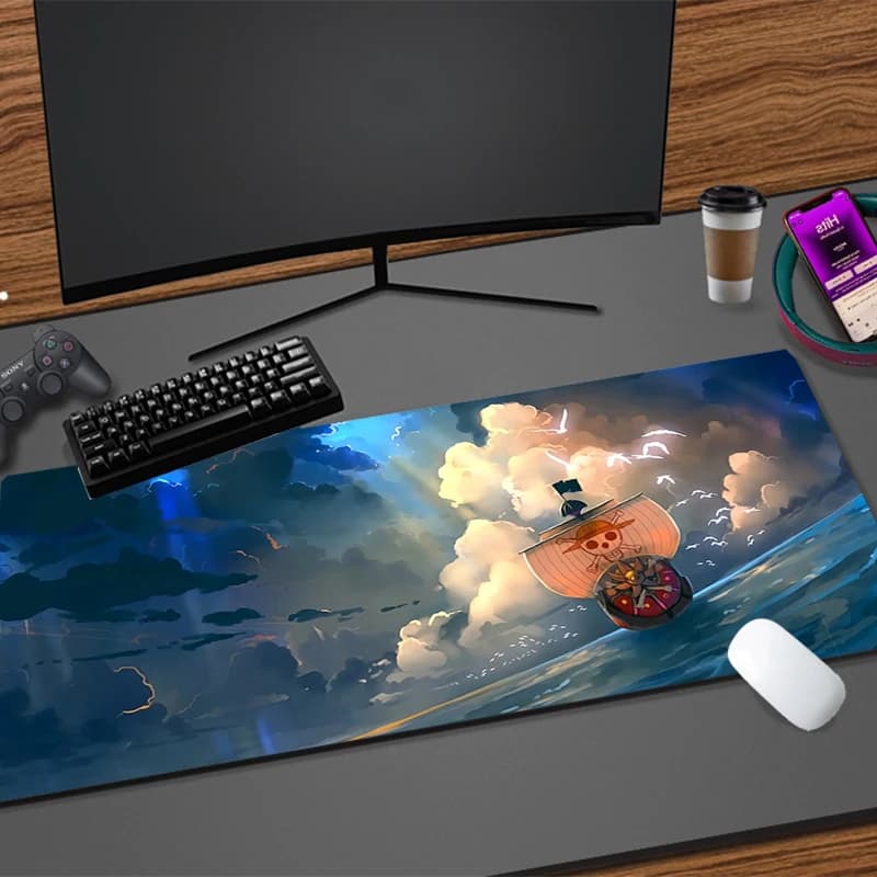 Tappetino per mouse e tastiera Varmilo per computer, One Piece Luffy, accessori da gioco anime, tappetino da tavolo, nuovo tappeto da scrivania per gamer, mousepad