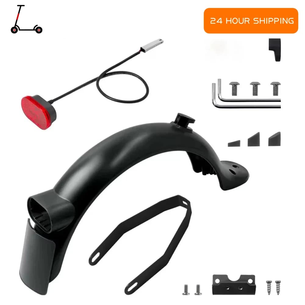 Parafango posteriore Kit Accessori Per Xiaomi M365 Pro 2 1S Scooter Elettrico Parafango Staffa Fanale Posteriore Parafango Essenziali Pezzi di Ricambio