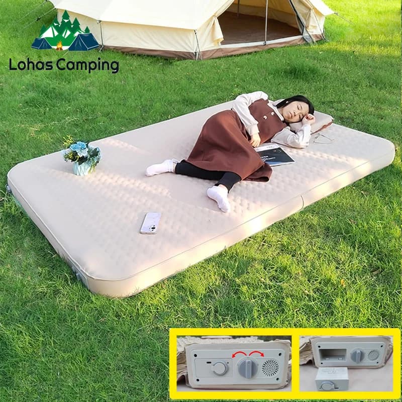 lohascamping 2026 Matssino Autogonfiabile Compact Foldable, Camping Mattress, Air Mat 10cm Thickness with