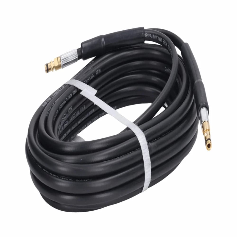 5800 PSI Pressure Washer Hose Rubber Material 15M 49FT Power Washer Hose Quick Connect High Pressure Hose