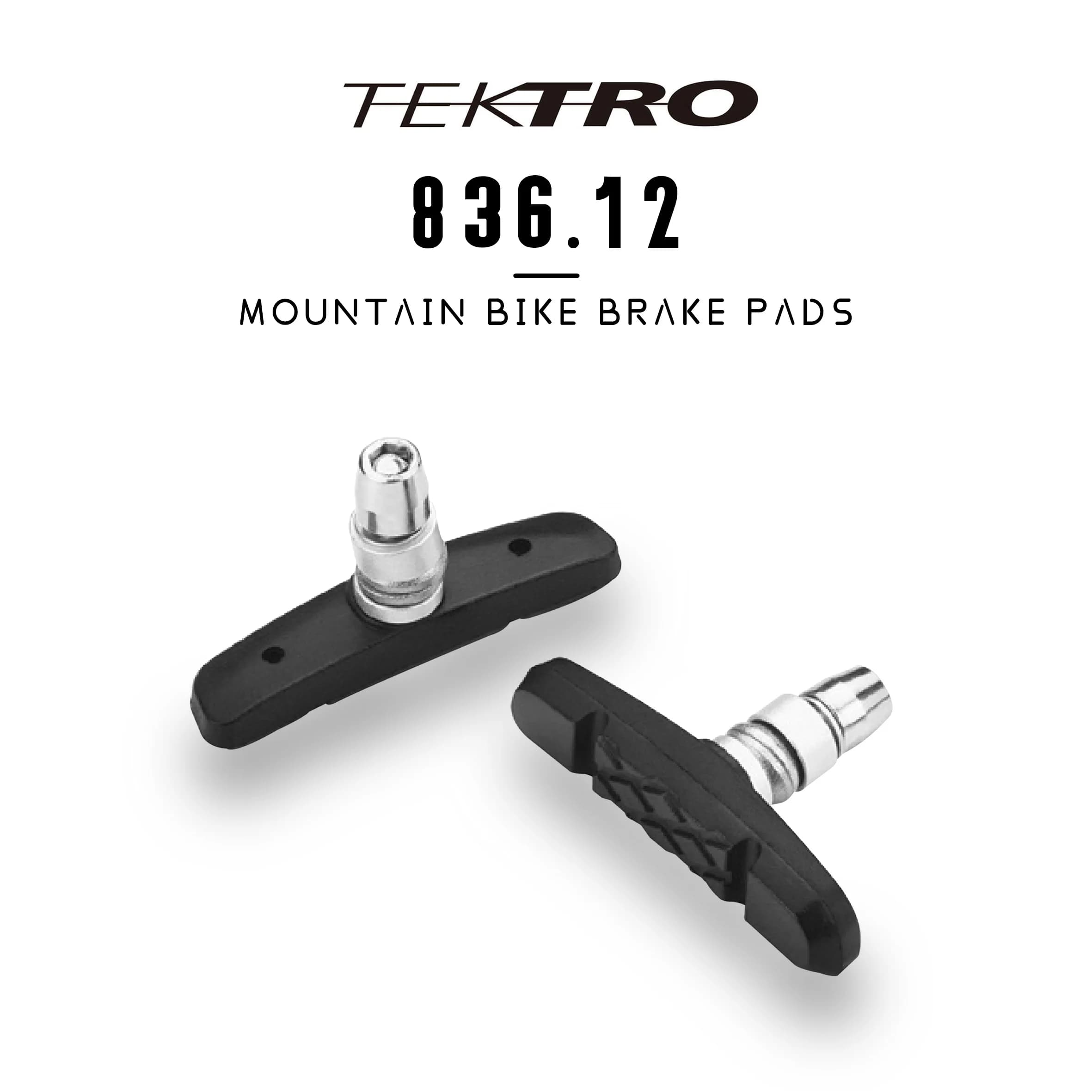 TEKTRO Shoe MTB Scarpe freno da strada 836.12 Pastiglie per cerchi in alluminio MTB Pastiglie per cerchi in alluminio per freno per bicicletta da strada