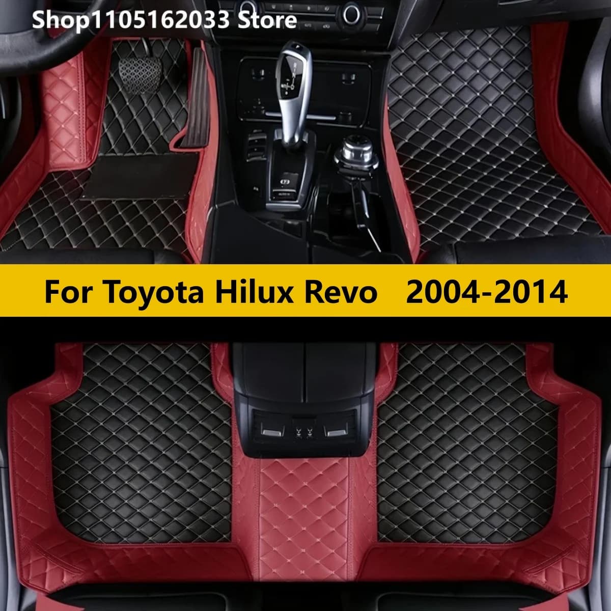 Tappetini per auto per Toyota Hilux Revo 2004 2005 2006 2007 2008 2009 2010 2011 2012 2013 2014 Tappeti e accessori per pavimento
