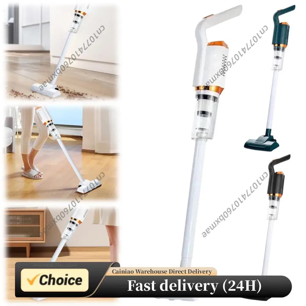 Handheld Wireless Vacuum Cleaner USB Rechargeable Strong Suction Cordless Portable Cleaning Robot 120W for Vehicle Home Cleaning