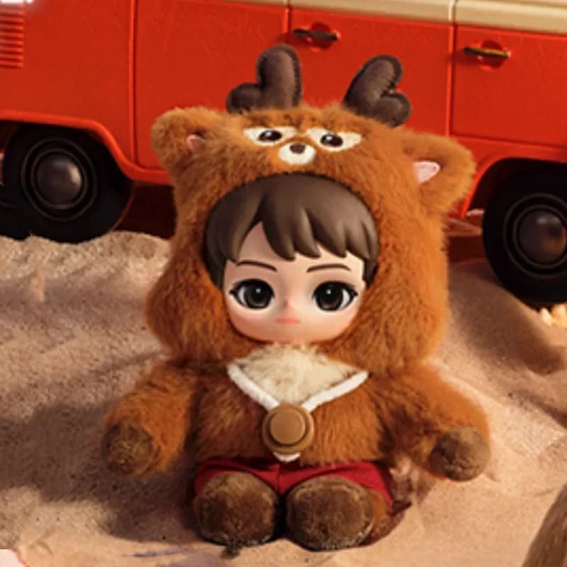 POP MART Fluffy Club Riize Series Plush Doll Pendant Genuine Blind Box Guess Bag Original Toys Doll Cute Anime Figure Ornaments