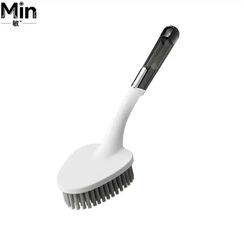 Multifunctional Corner Brush, Durable Bristle Cleaner for Toilet, Floor & Bathroom Gaps