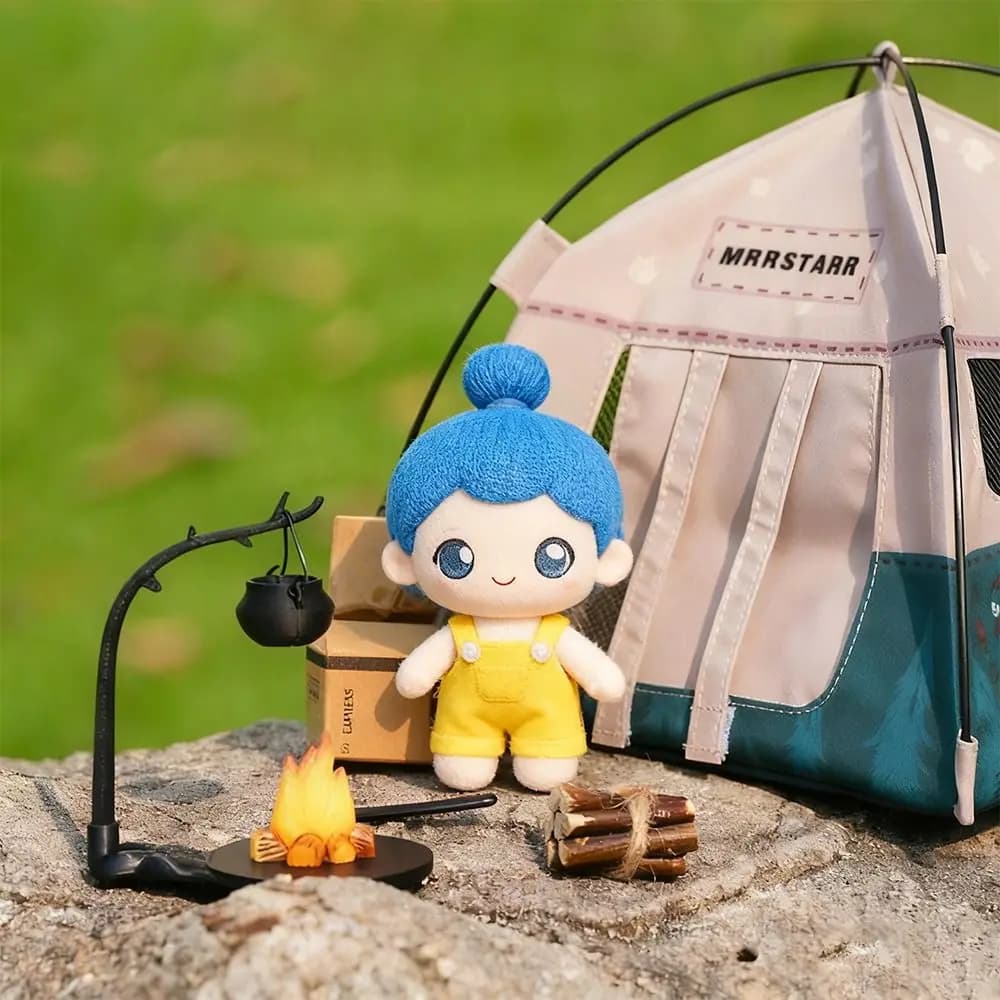 Model 1:12 Scale Camping Tent Model Simulated Oxford Cloth Dollhouse Miniature Mini Miniature Tent Dollhouse Ornament