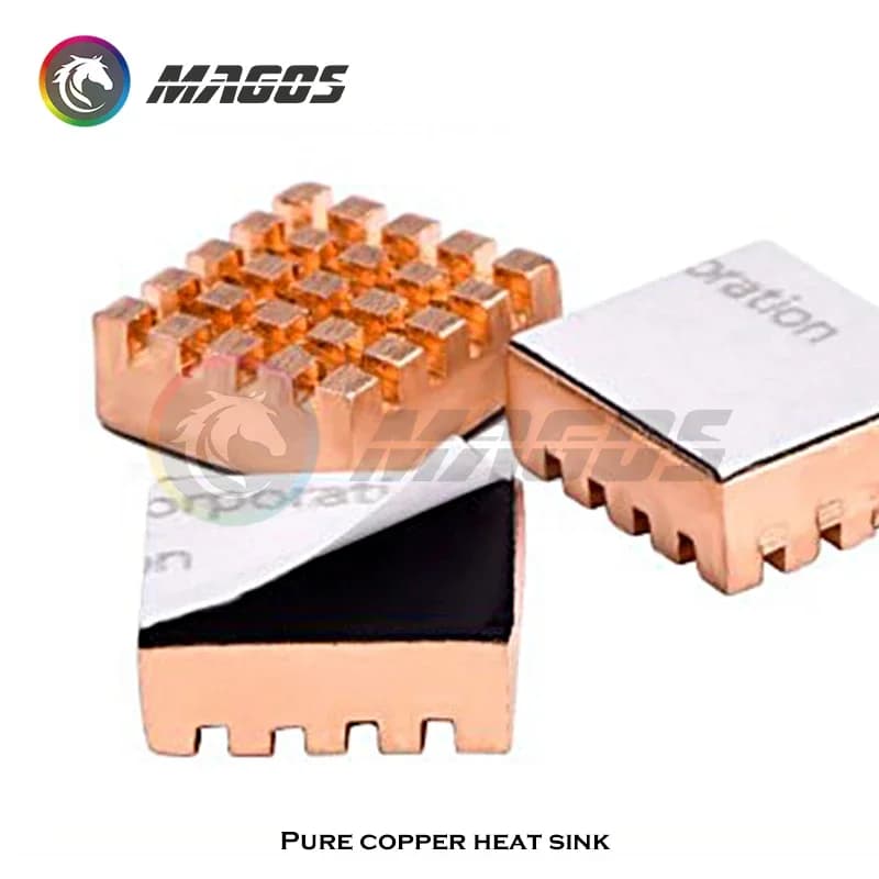 Pure Copper Notebook Heat-sink Thermal Chip Self-Adhesive Video Card GPU VRAM/ Laptop N/S Bridge CPU Heat Sink
