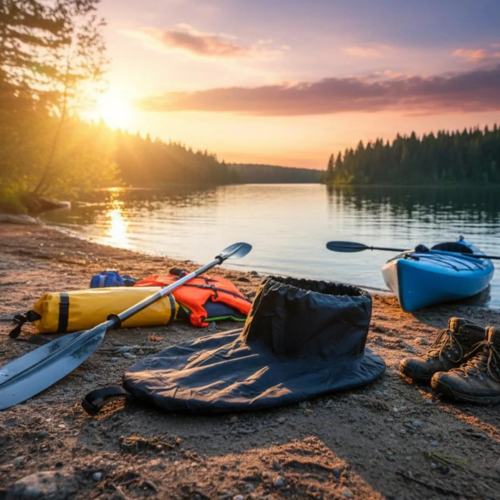 Paraspruzzi per Kayak Regolabile, Impermeabile, con Cuciture Sigillate, Attrezzatura Leggera per Sport Acquatici
