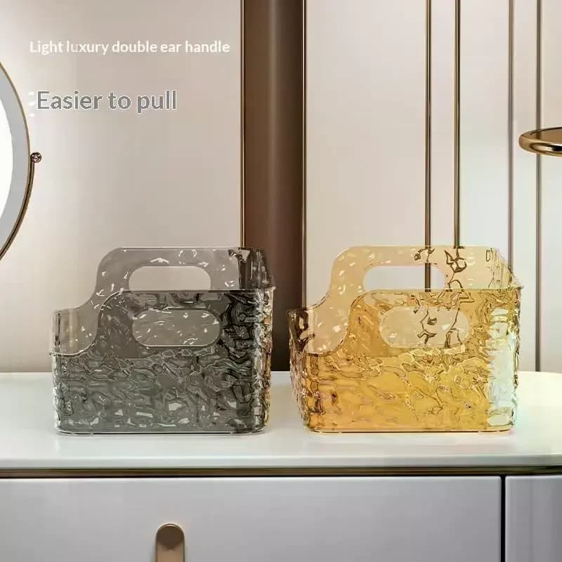 Storage Box, Acrylic Organizer, Cosmetic Organizer For Cosmetics And Beauty Products For Dressers, Bathrooms, Cabinets Stackable