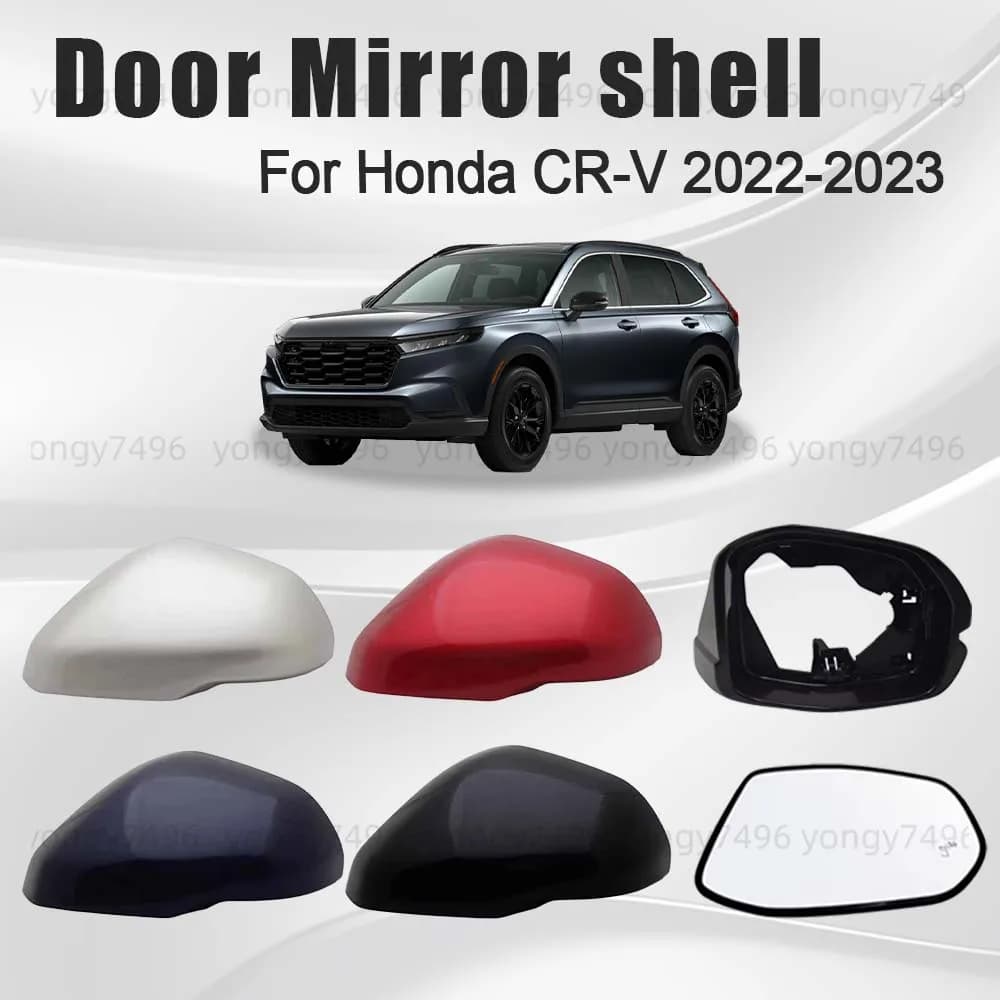 Copertura protettiva Specchio per porta Borsette per Honda CR-V 2022 2023 Cornice lente riscaldata Copertura inferiore Nessuna fotocamera Accessori per auto