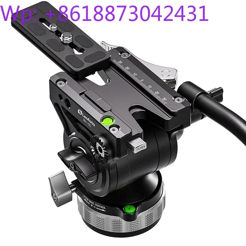 Leofoto BV-15 Hydraulic Damping PTZ SLR Micro Single Camera Camera Tripod Stabilized Professional Image Shooting Panoramic PTZ