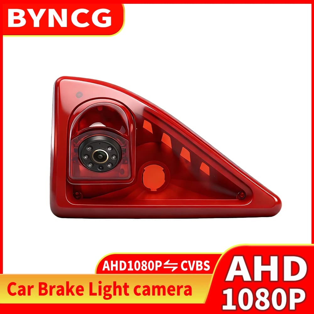 Telecamera Posteriore AHD 1080P con Lente Dorata per Luce Freno e Retromarcia per Renault Master, Nissan NV400, Opel Vauxhall Movano 2010-2016