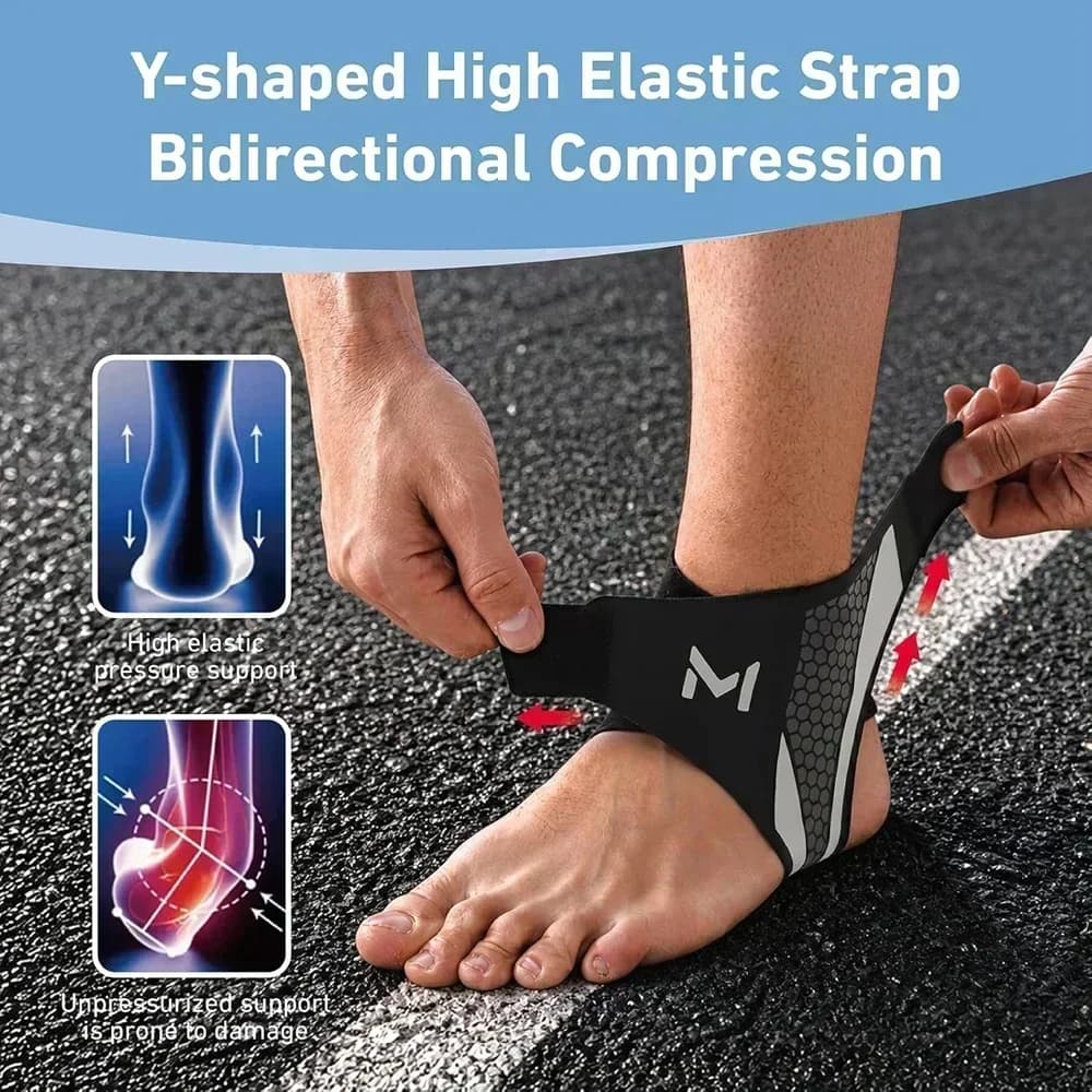 1/2PCS Cooper Ankle Support Compression Foot Sleeves for Men Women Bracer Ankle Protector Daily Sport Gym Workout Weightlifting