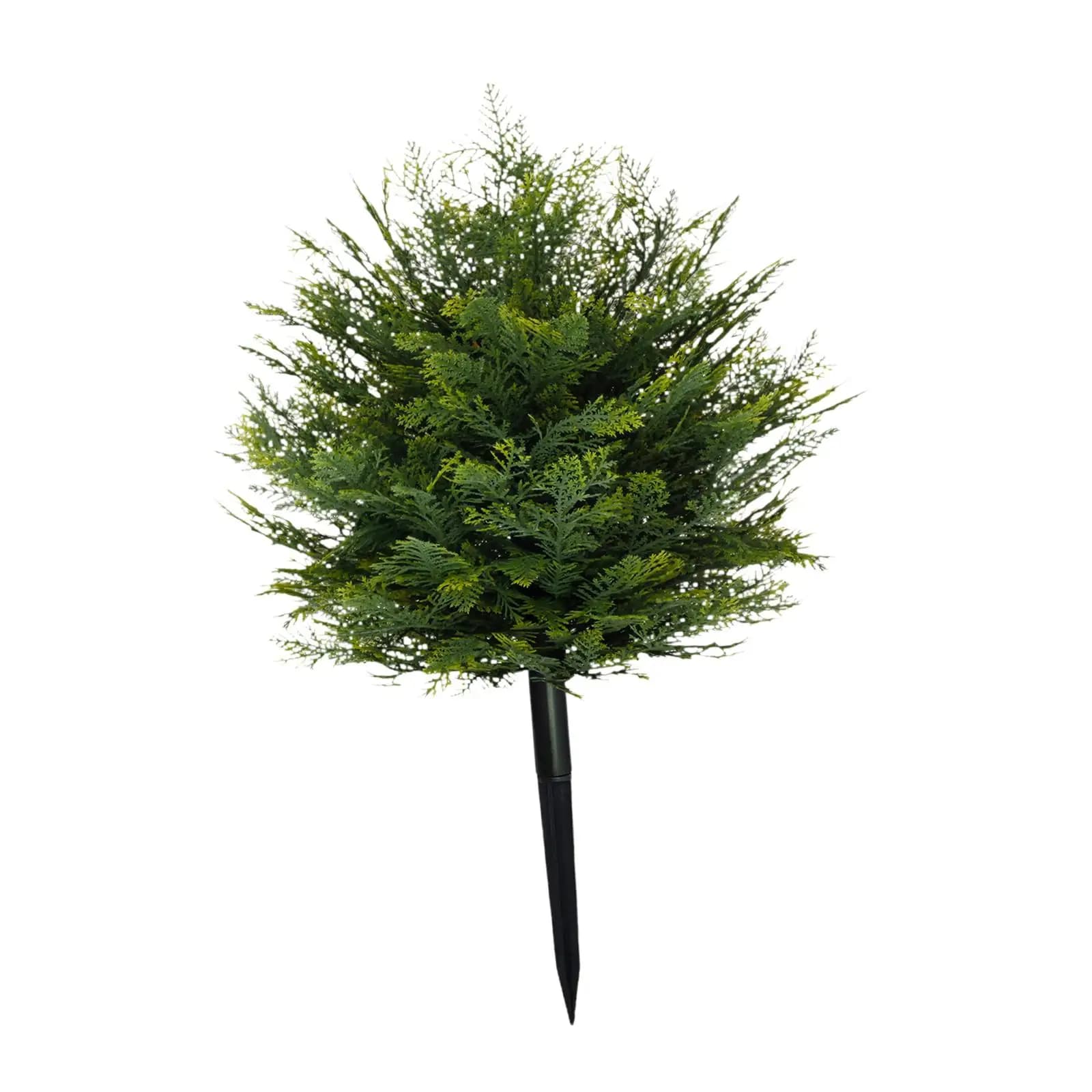 Artificial mice decoration, realistic bushes, flowering plants, home courtyard
