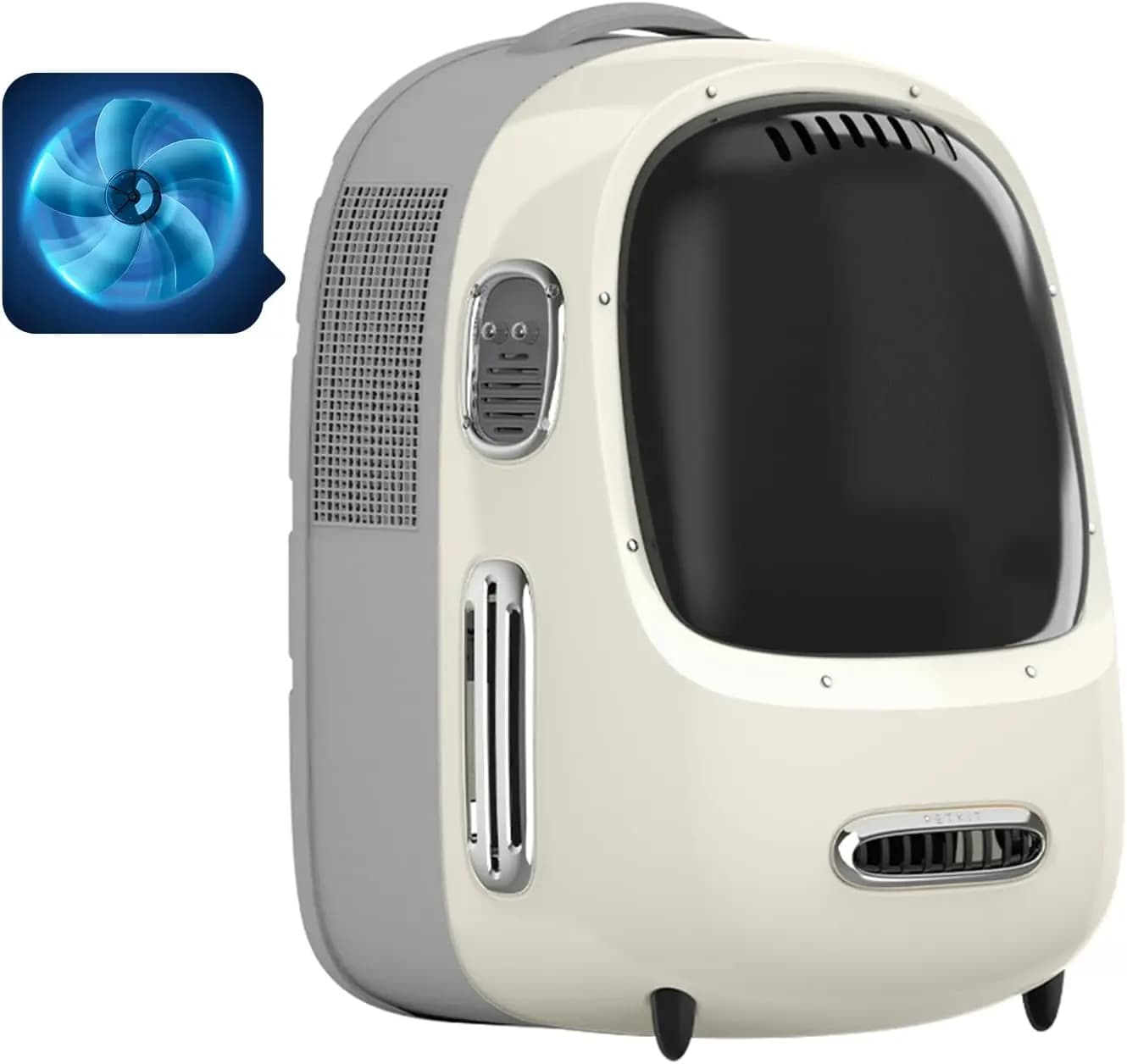 Home Animal Backpack Approved by Air Companies with Fan and Integrated Light, Small Cats and Dogs