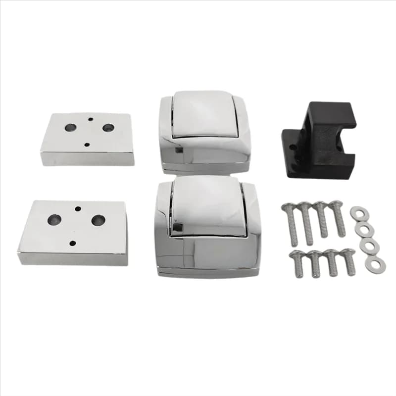 ABTD-Serrature per borse laterali per moto Pops Tour Pack Pak Chiusure Distanziatori Kit di chiusura del coperchio per Touring Road Glide Blocco bagagli