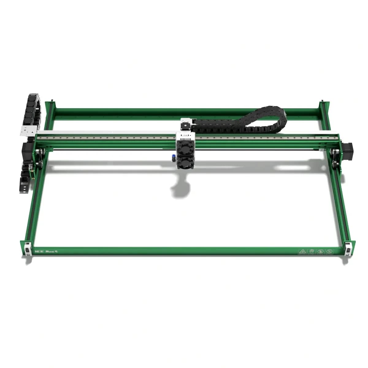 NEJE MAX 4 E80 24W Incisore laser 4 assi Metallo Legno Incisione laser Macchina da taglio laser CNC Kit base + Bordo a nido d'ape + Pompa ad aria