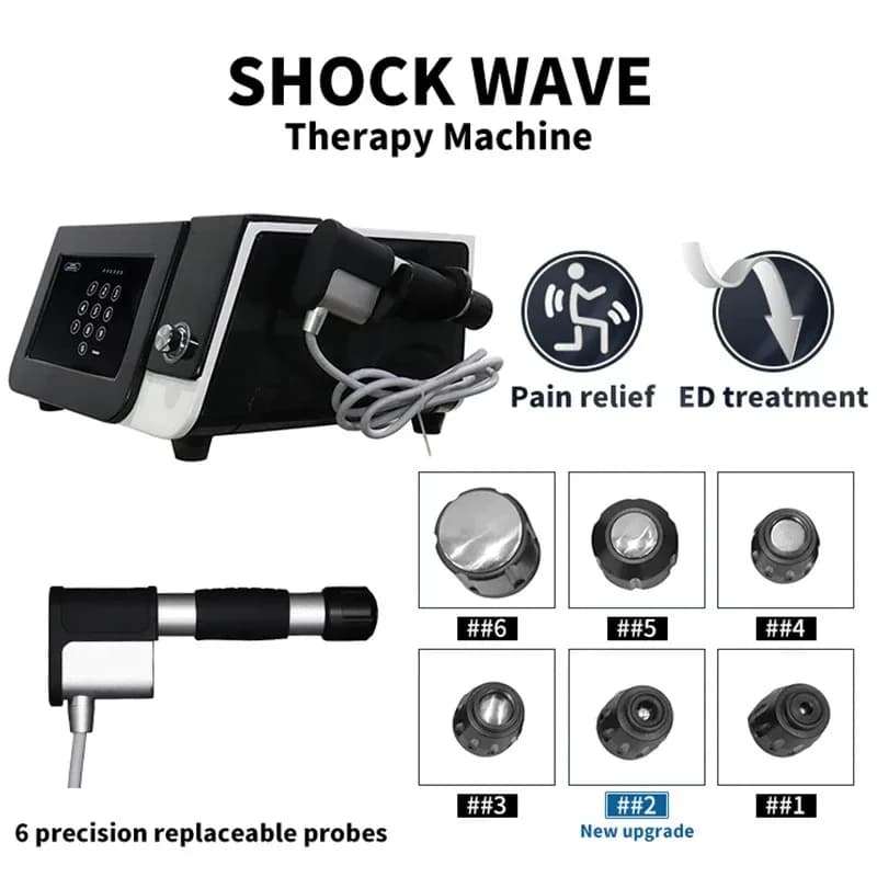 2025 Macchina per onde d'urto per fisioterapia macchina per terapia a onde d'urto pistola da massaggio automatica sollievo dal dolore corporeo massaggiatore rilassante