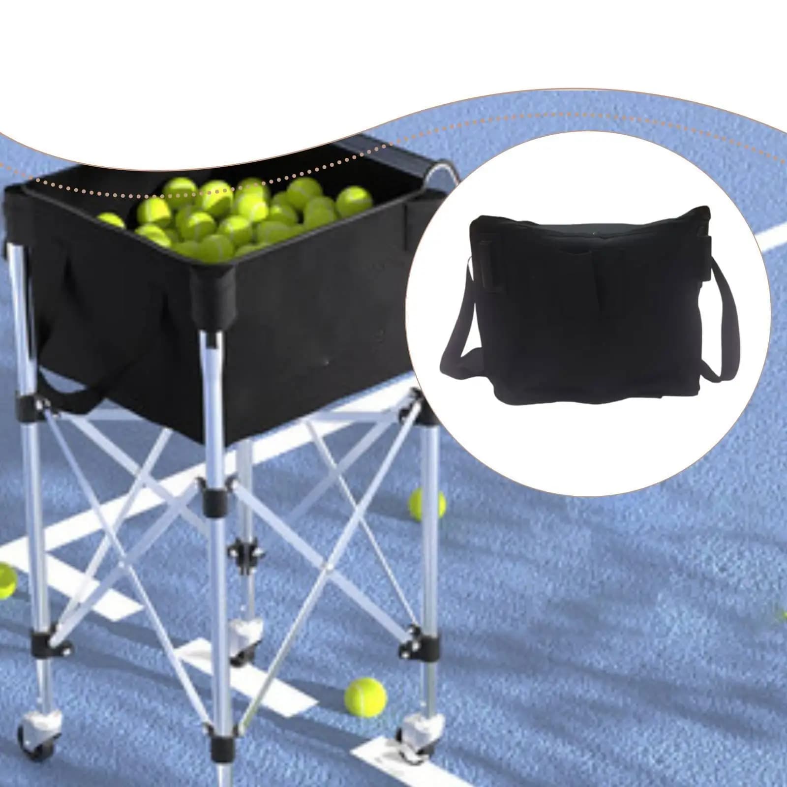 Sports Practice Cart Replace Bag Tear Resistant Cloth Ball Holder for Pickleball Accessories Case Bag