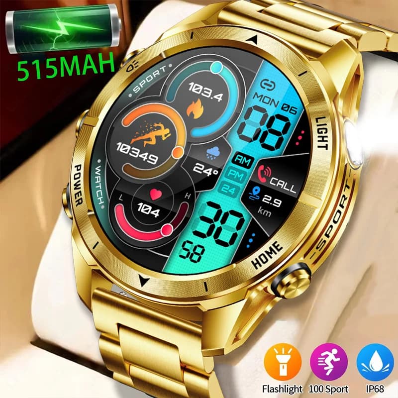 2026 Un NUOVO GPS Militare IP68 5ATM Astuto Della Vigilanza 1.46 "HD AMOLED Display GPS Incorporato Chiamata Bluetooth Sport 2025 Nuovo Smartwatch Da Uomo