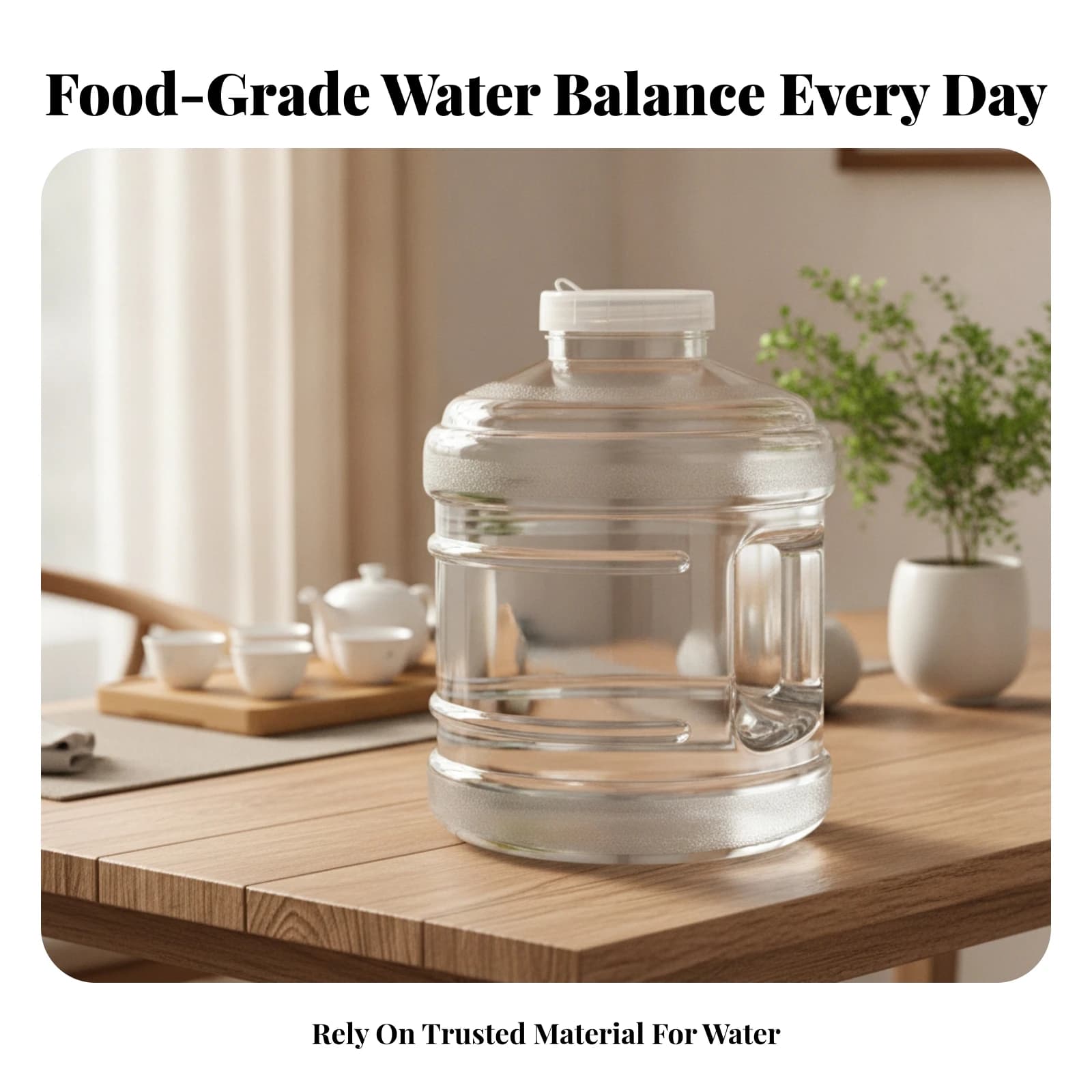 5-15L Tea Water Container Food-Grade Gongfu Tea Container Wide Opening Easy to Clean for Outdoor Camping Home