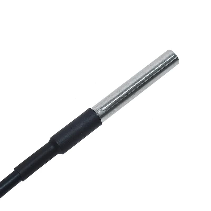 LIZAO 1 Pezzo Sensore di Temperatura DS18B20 Impermeabile con Sonda in Acciaio Inossidabile per Arduino Elettronica Fai-da-Te