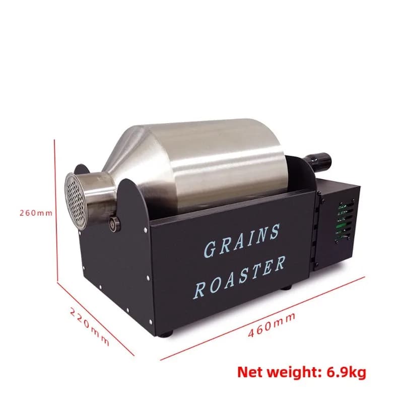 Stainless steel bean bucket fried coffee beans flower pepper nuts roasting fried machine y