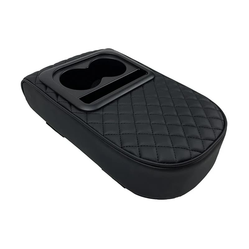 Car armrest cushion from central console, memory foam cushion for car armrest with carriers and phone port, universal accessories