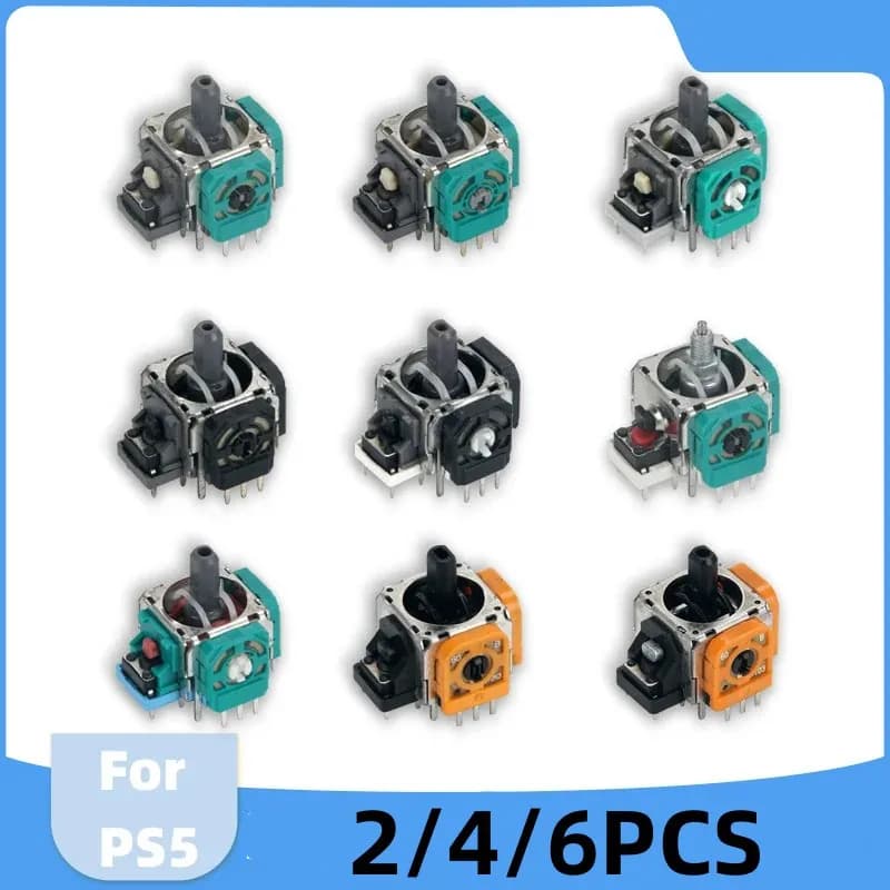 2/4/6pcs Sostituzione 3D Joystick Analogico Thumb Sticks Per PS3/PS4/PS5/Switch Pro Controller Thumbstick Modulo Sensore Per PS5
