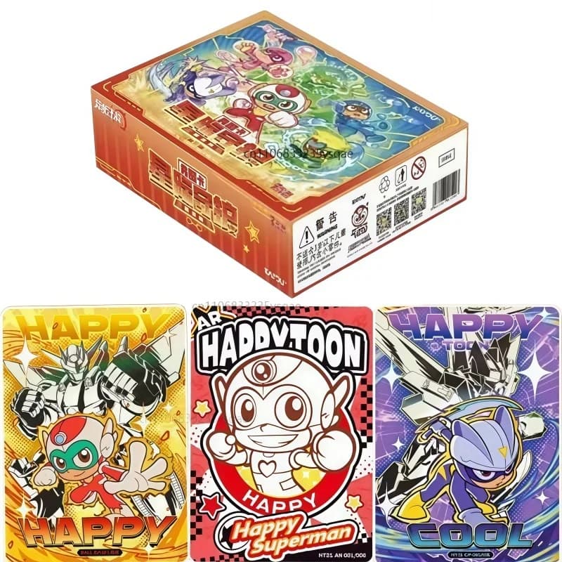 KAYOU Genuine Happy.S Card Star Guardian Collection Card Animation Cartoon Game Collection Peripheral Children's Toys Gift
