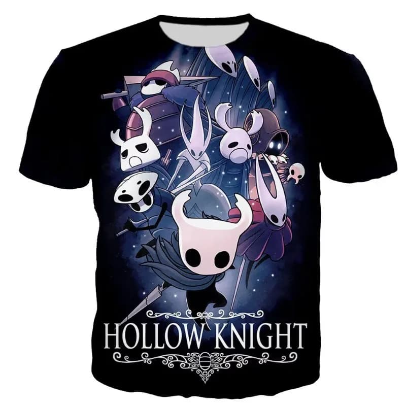 Gioco Hollow Knight 3D Stampa T-shirt Estate Uomo Donna Moda casual T-shirt a maniche corte oversize T-shirt maschili Top Abbigliamento uomo