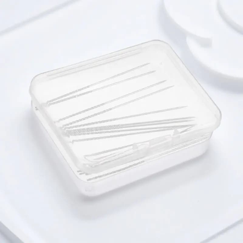 Set di 15 Aghi da Cucito Zigrinati Senza Foro per Riparazione Maglioni e Vestiti, Strumento per Riparare Strappi, Ago per Arazzo, Kit per Lavori a Maglia e Uncinetto