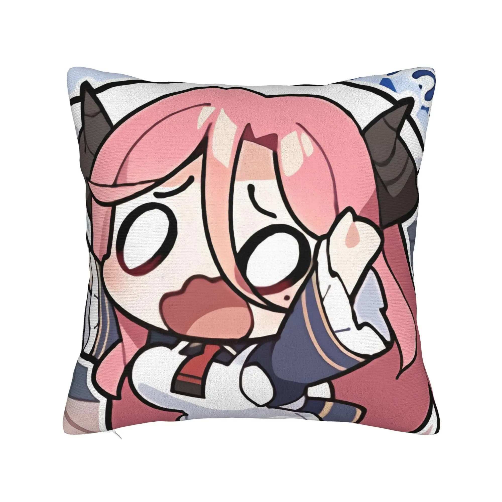 Federe decorative Trickcal C-Chibi Go Games Stuff Home, fodera per cuscino quadrata, diverse misure