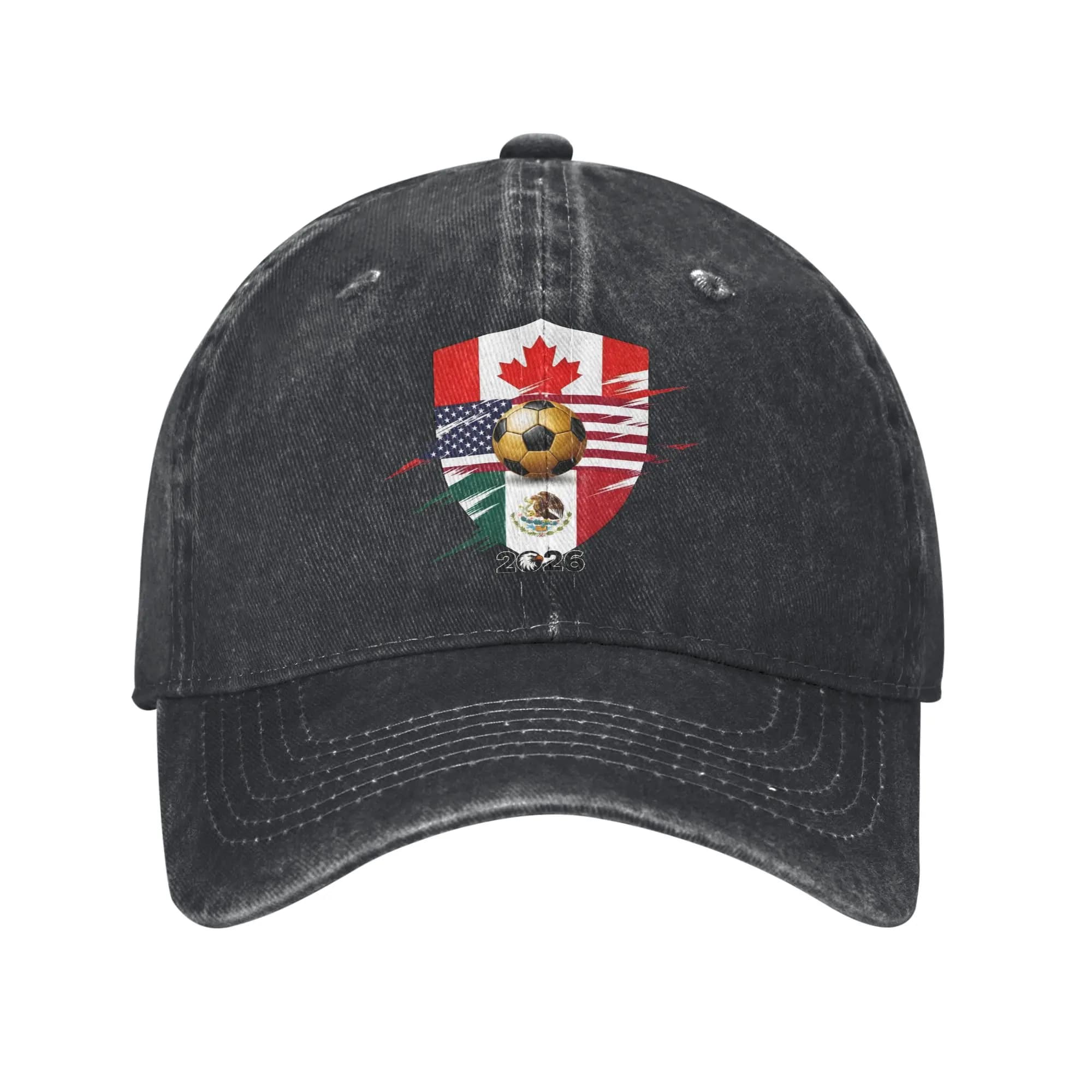 2026 USA Canada Mexico Soccer Trucker Hats Merch For Unisex Baseball Cap Vintage Headwear Snapback Caps Adjustable