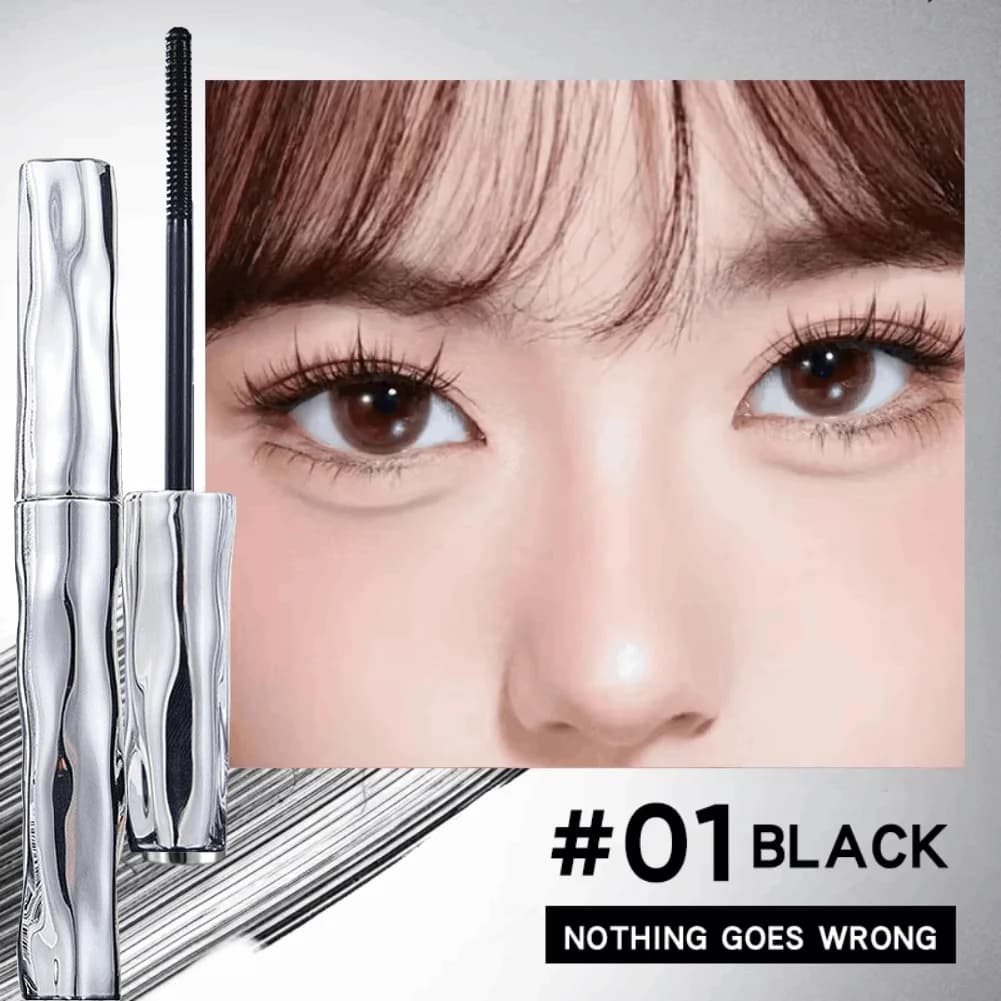 Waterproof, Long Life and Anti-Watch Mascara, Extension Eyelashes with Nutrient Ingredients, Spiral Makeup for Eyes