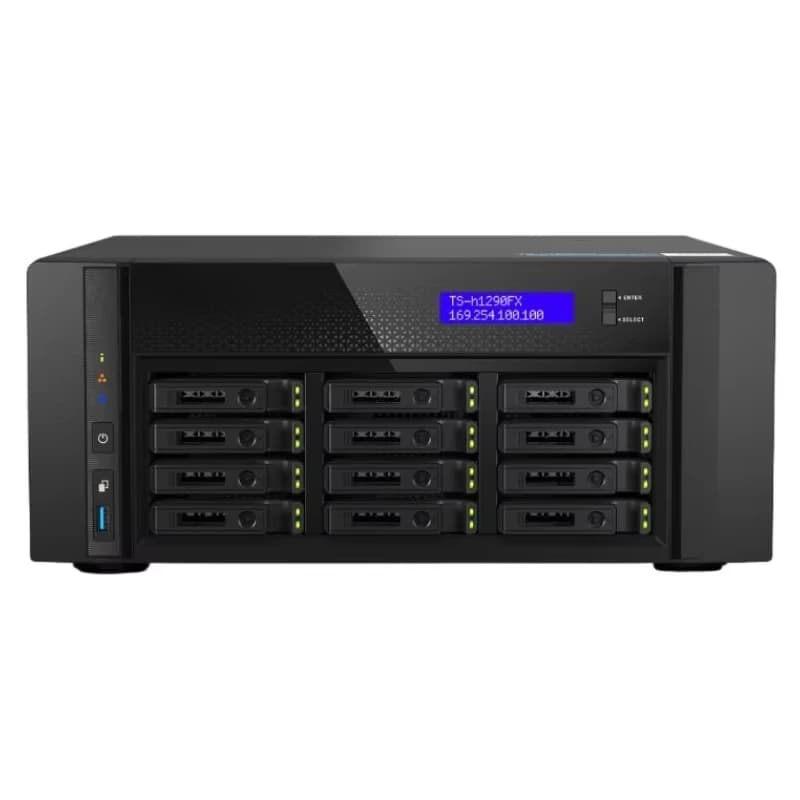 NAS a 12 Bay 7232P 3.1GHz 8 Core, Storage di Rete TS-h1290FX-7232P-64G