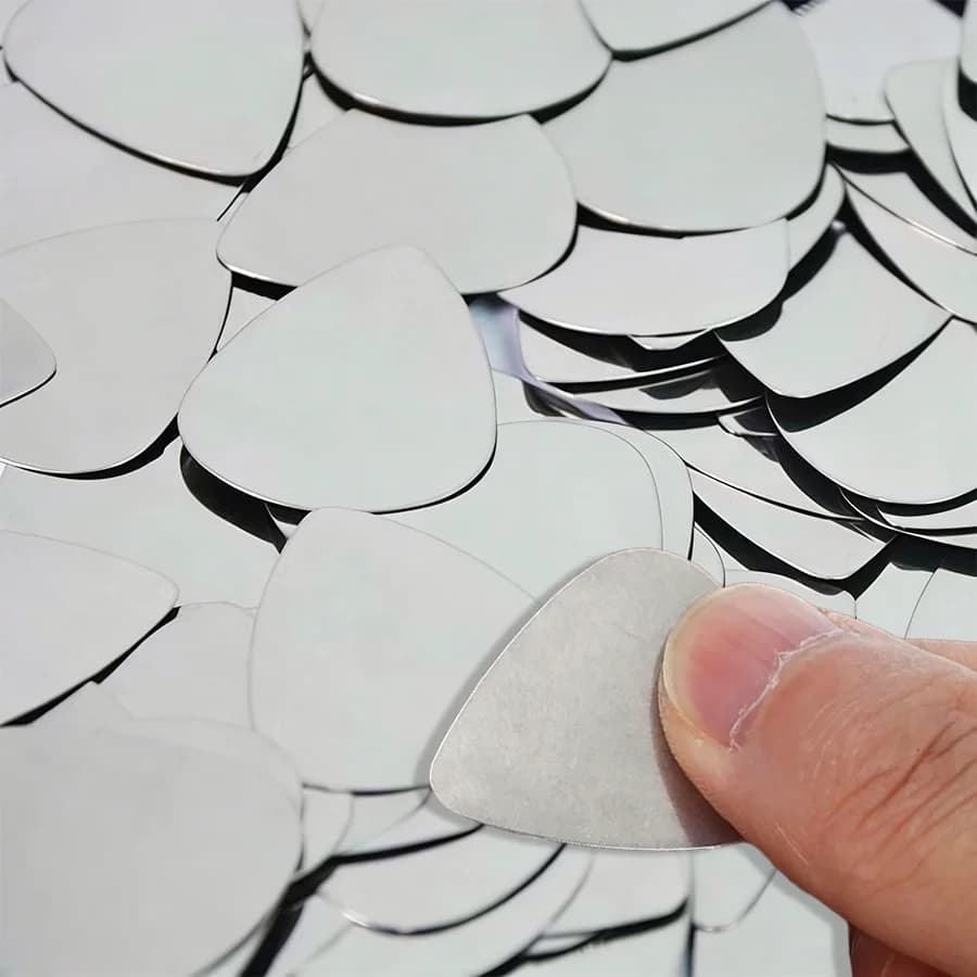 5/10/20 pz. Plettri per Chitarra in Acciaio Inossidabile, Spessore 0,3 mm, Accessori Musicali Universali per Basso e Ukulele XJM