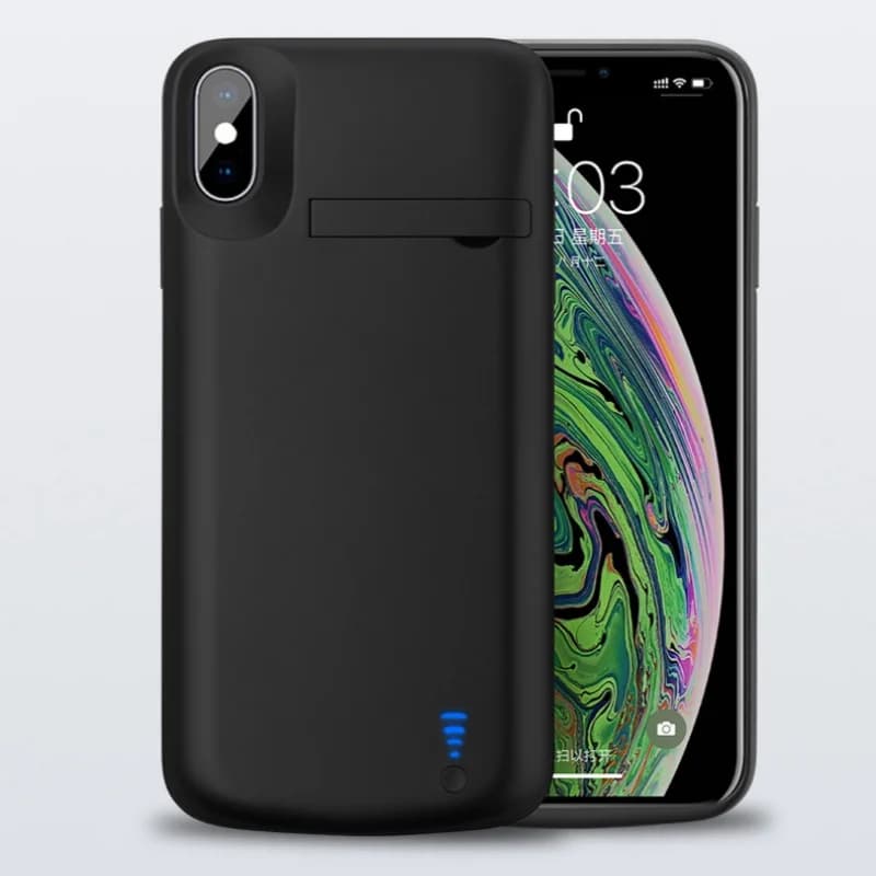 Custodia per caricabatteria per iPhone 17 16 15 14 13 12 Pro Max 6 7 8 plus XR Custodia per batteria Power Bank Custodia per caricabatterie di backup