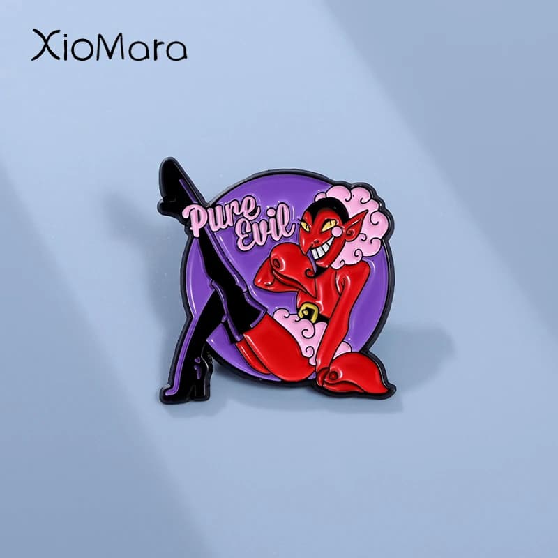 Creativo personaggio dei cartoni animati spilla smalto spilla decorativa zaino giacca spille distintivo bavero divertente accessorio di gioielli all'ingrosso