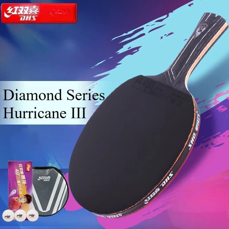 DHS Diamond Series Racchetta da ping pong Lama da ping pong Mazza da ping pong Paddle da ping pong con palline Raquete Sports raqueteira